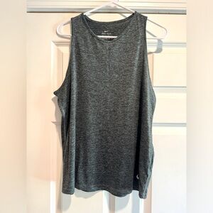 Nike black/gray heather tank top